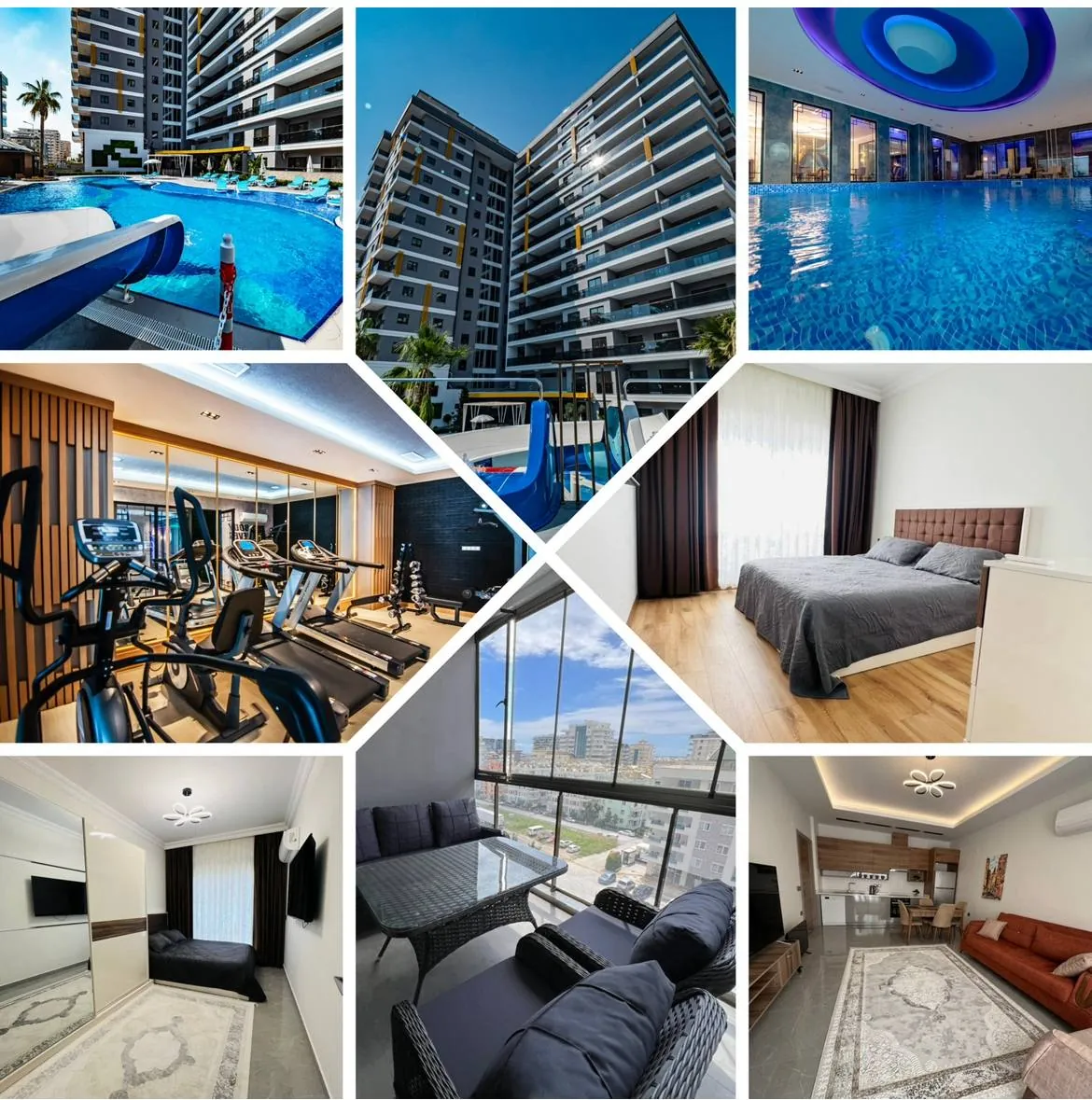 Квартира 2+1 в Kurt Safir Euro 21, Махмутлар 1