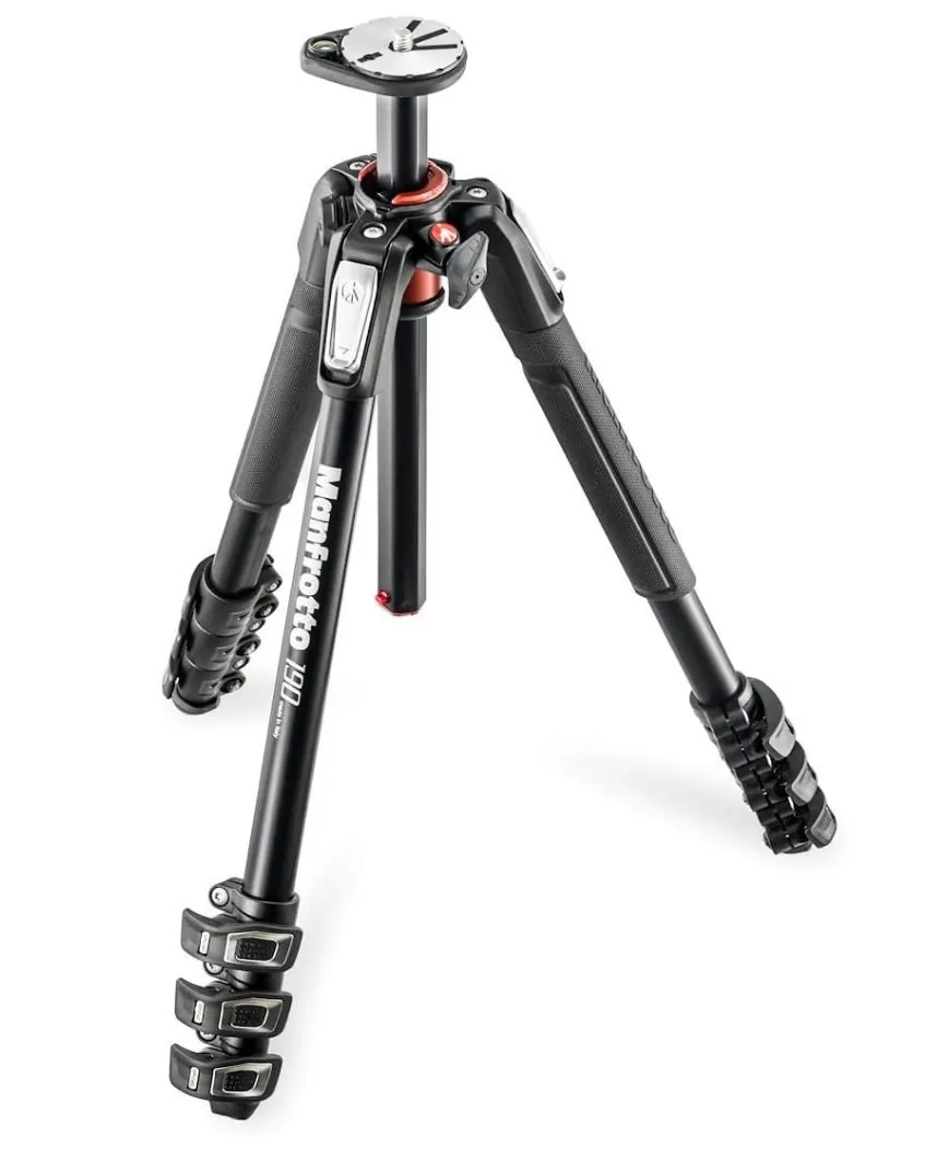 Штатив Manfrotto 190XPRO4 с головой MVH502AH 1