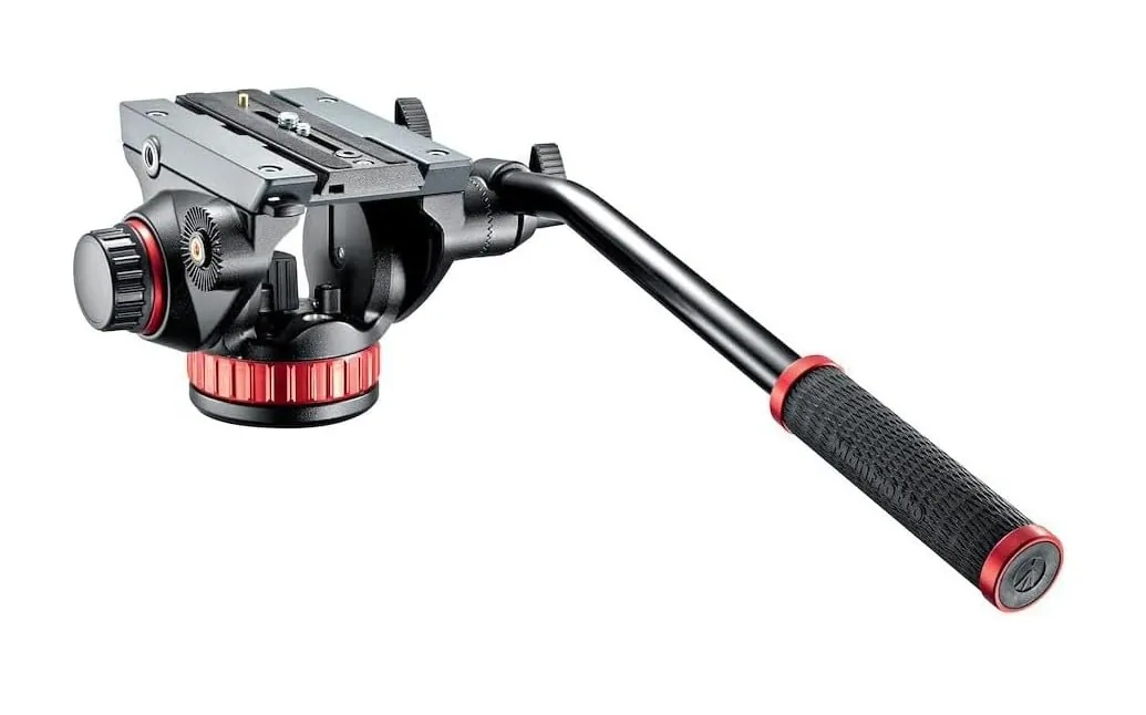 Штатив Manfrotto 190XPRO4 с головой MVH502AH 2