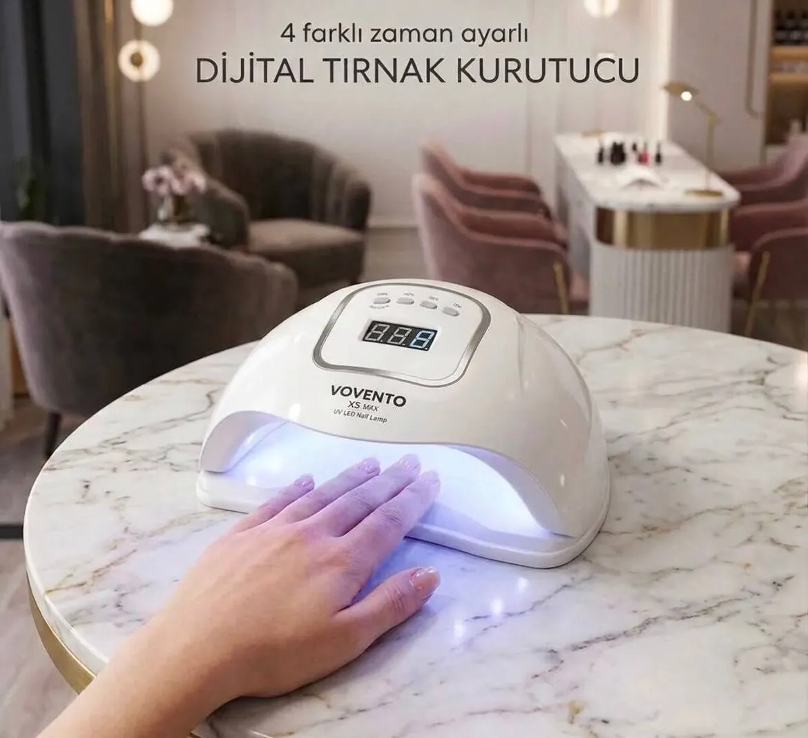 УФ LED лампа для ногтей Vovento 1