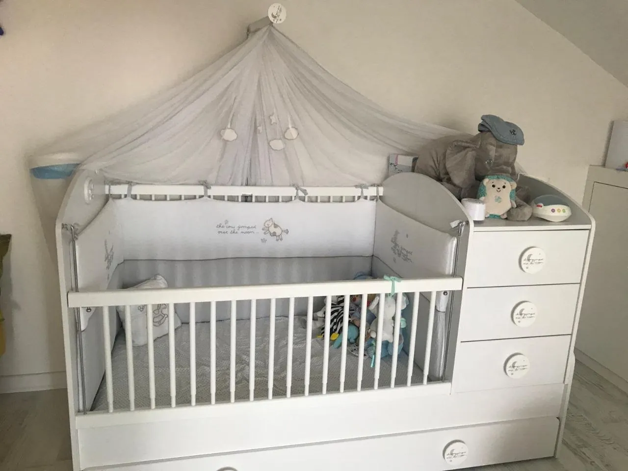 Детская кроватка и комод Çilek Furniture 5