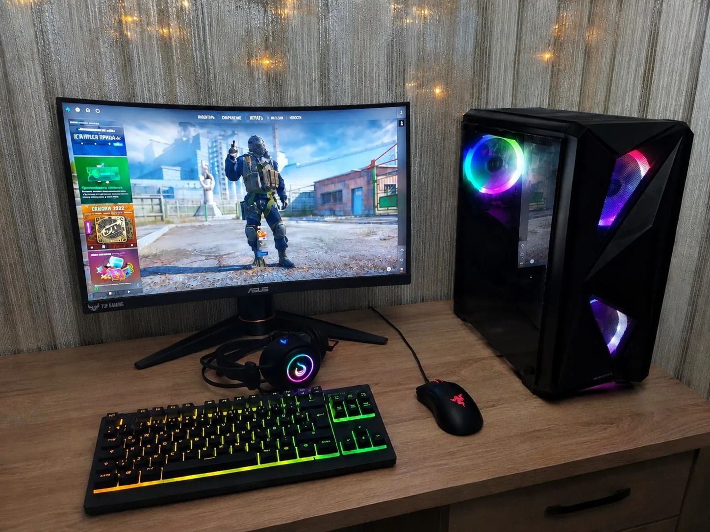 Игровой компьютер i5-10400F GTX 1660Ti с монитором 1