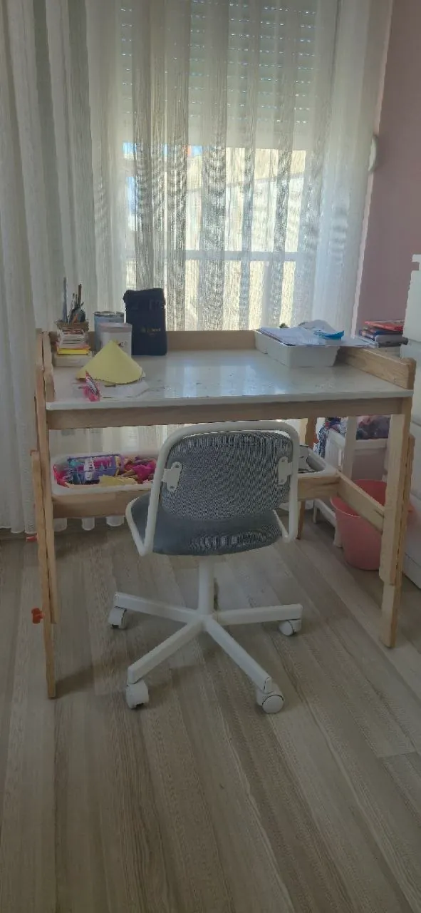 Детский стол и стул IKEA с регулировкой высоты 5