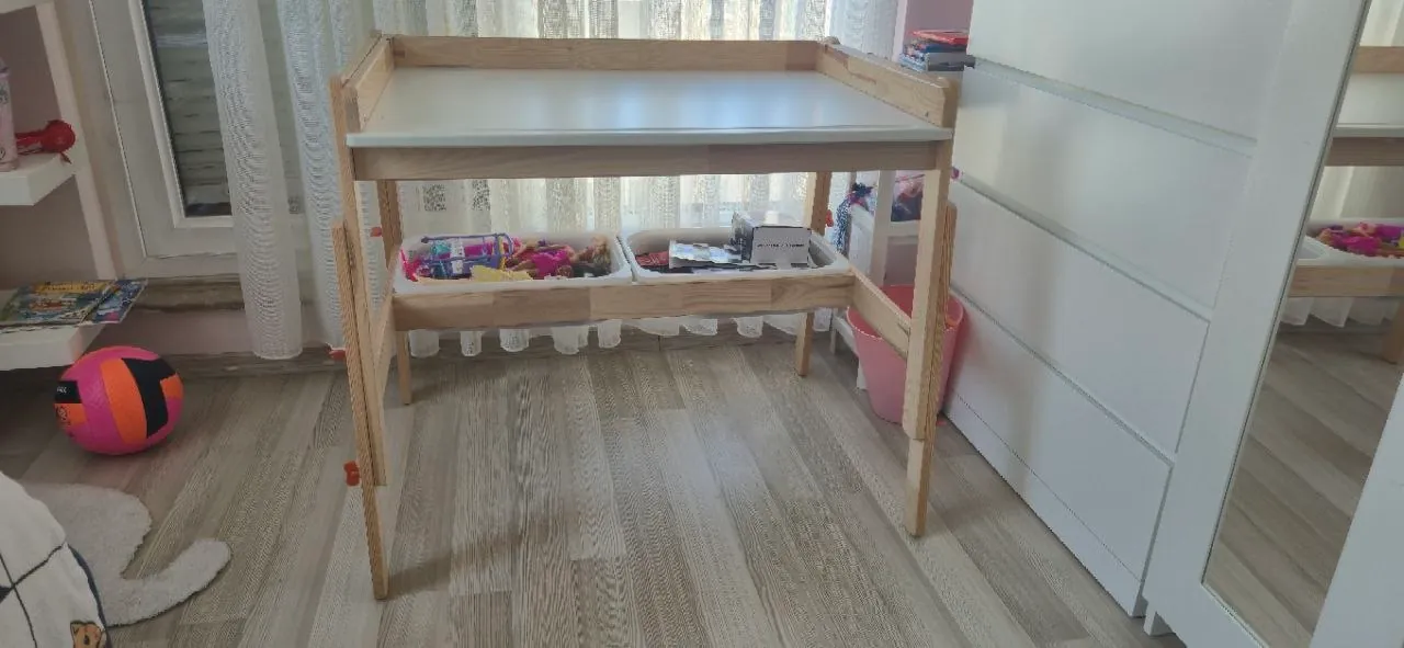 Детский стол и стул IKEA с регулировкой высоты 4