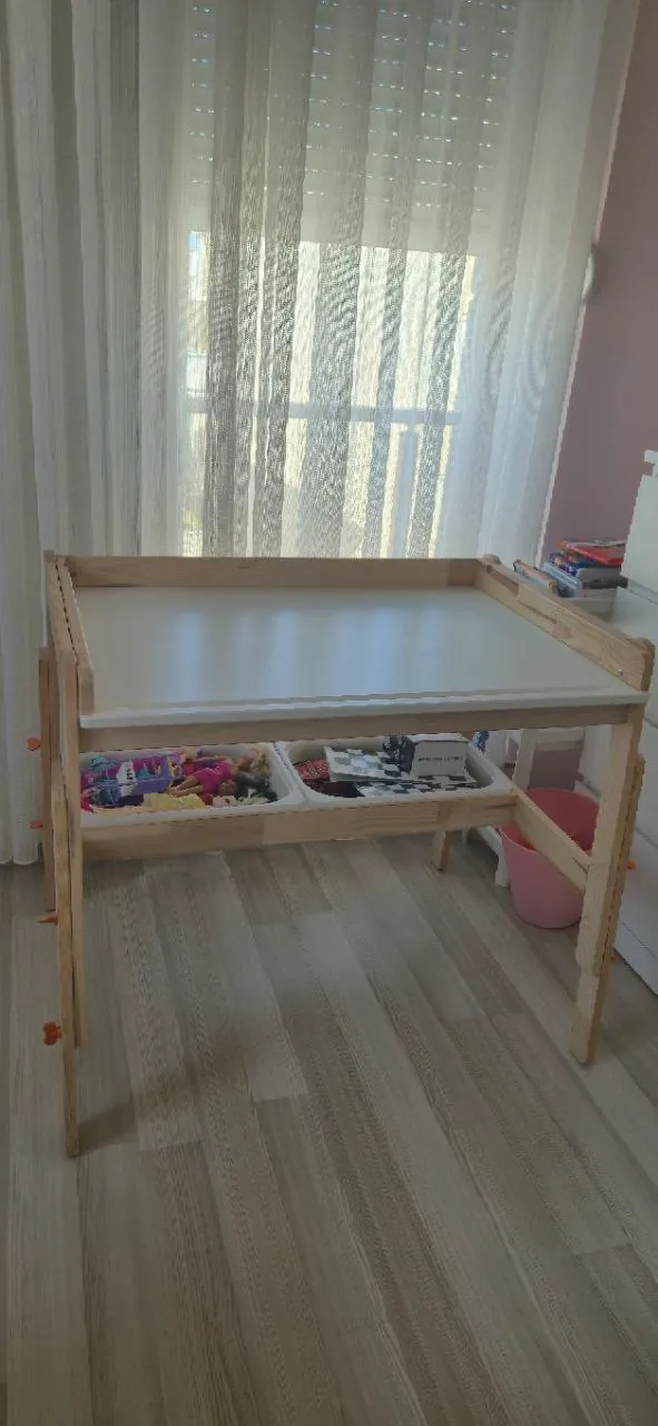 Детский стол и стул IKEA с регулировкой высоты 3