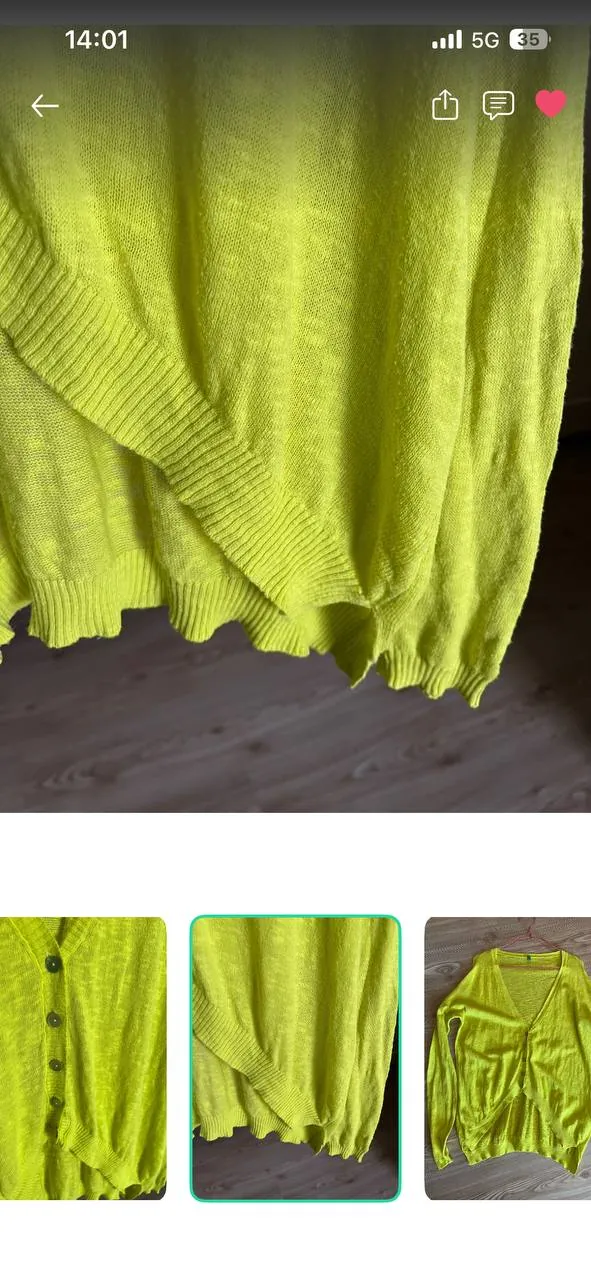 Кофта Benetton из льна 3
