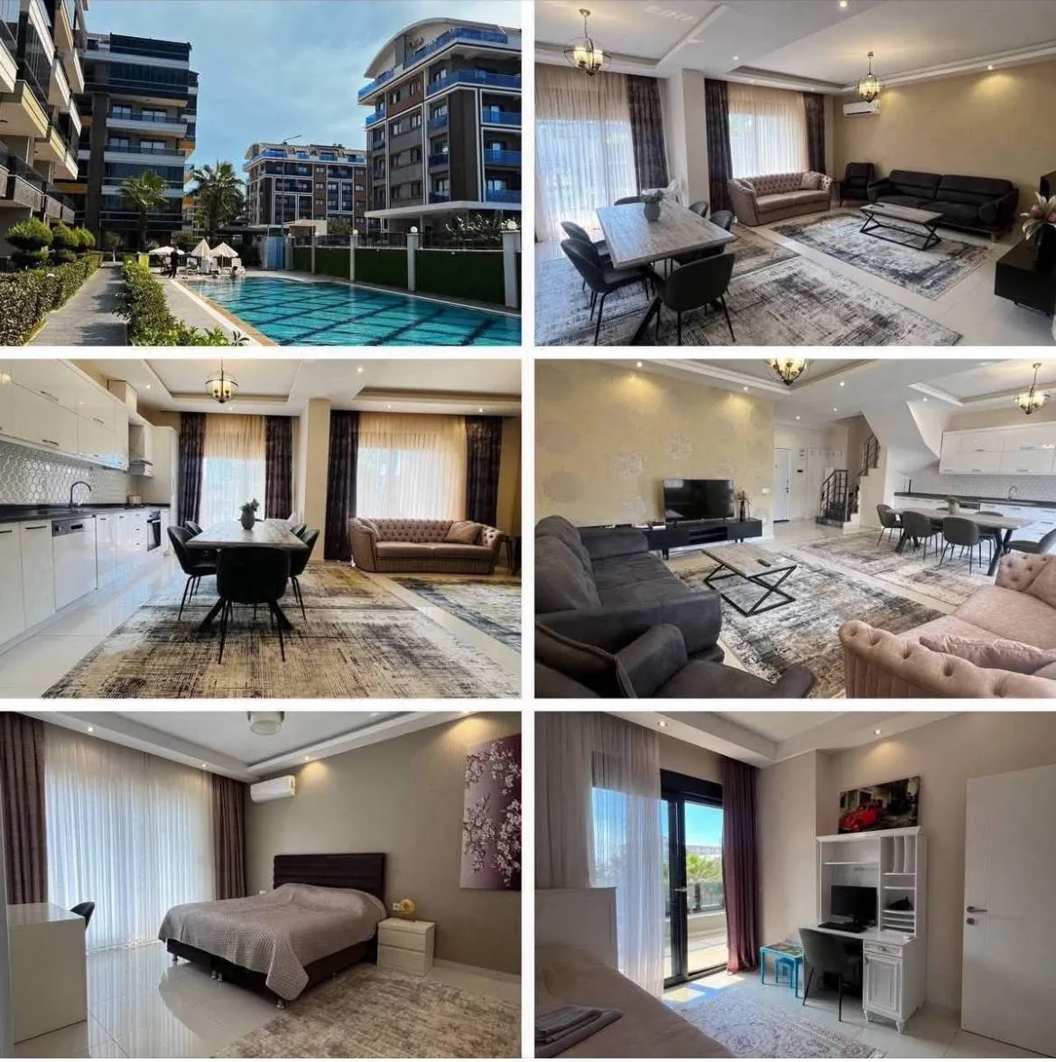 Садовый дуплекс 2+1 в Vanessa Park, Каргыджак 1