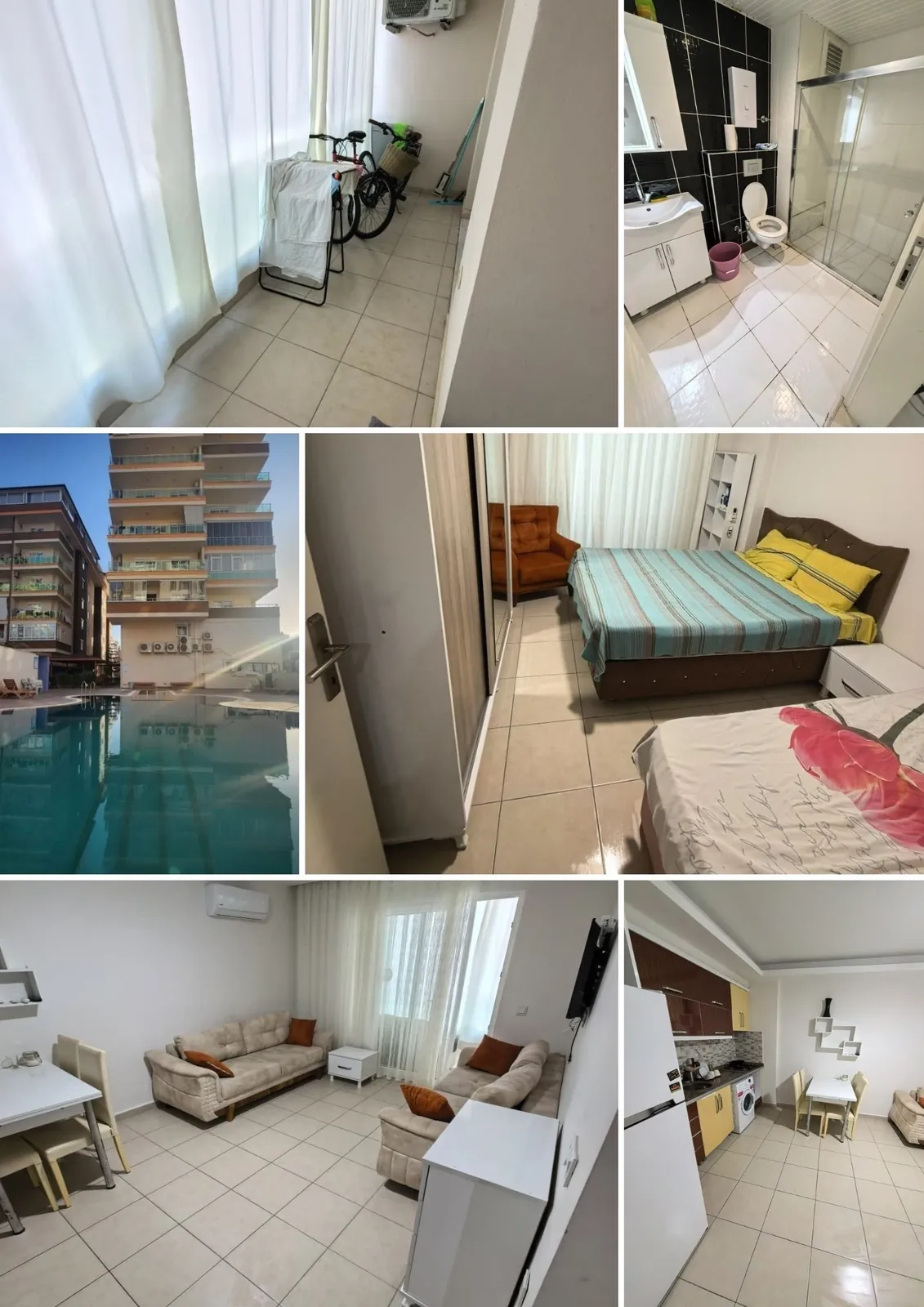 Квартира 1+1 в Gitar Residence, Махмутлар 1