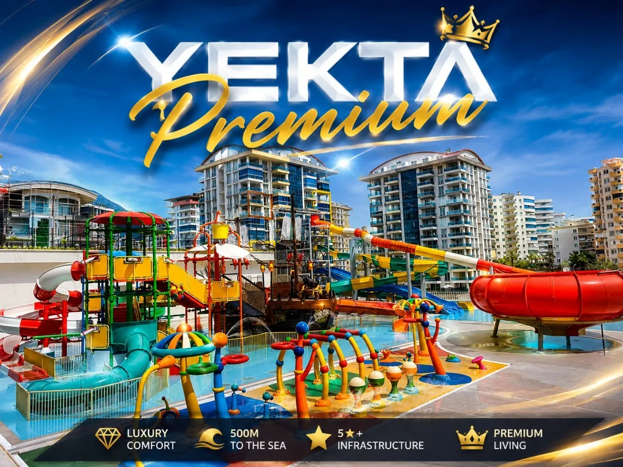 Апартаменты в Yekta Kingdom Premium, Махмутлар 1