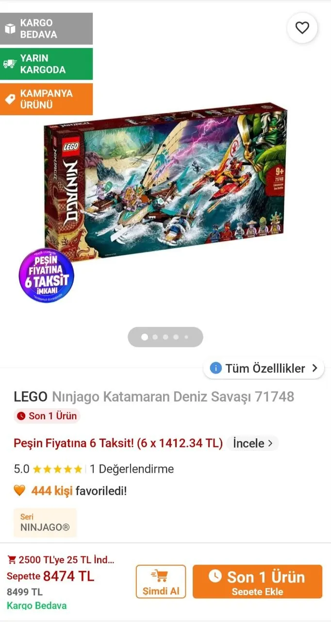 Наборы LEGO Ninjago, Technic и GraviTrax 8