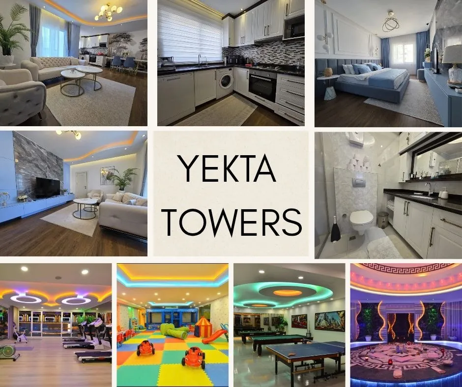 Квартира 2+1 90 м² в Yekta Towers, Махмутлар 1