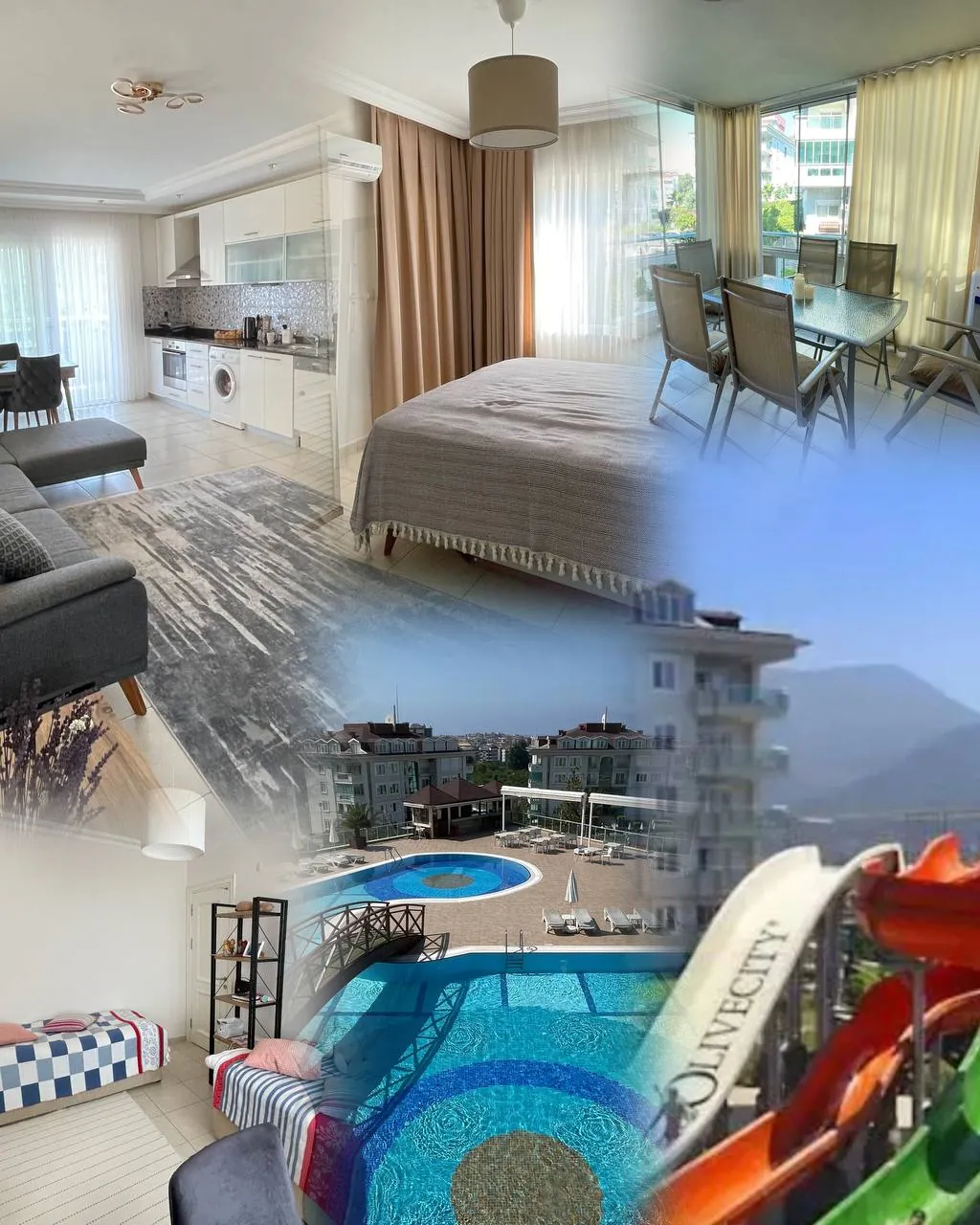 Квартира 2+1 120 м² в Оба, Аланья 1