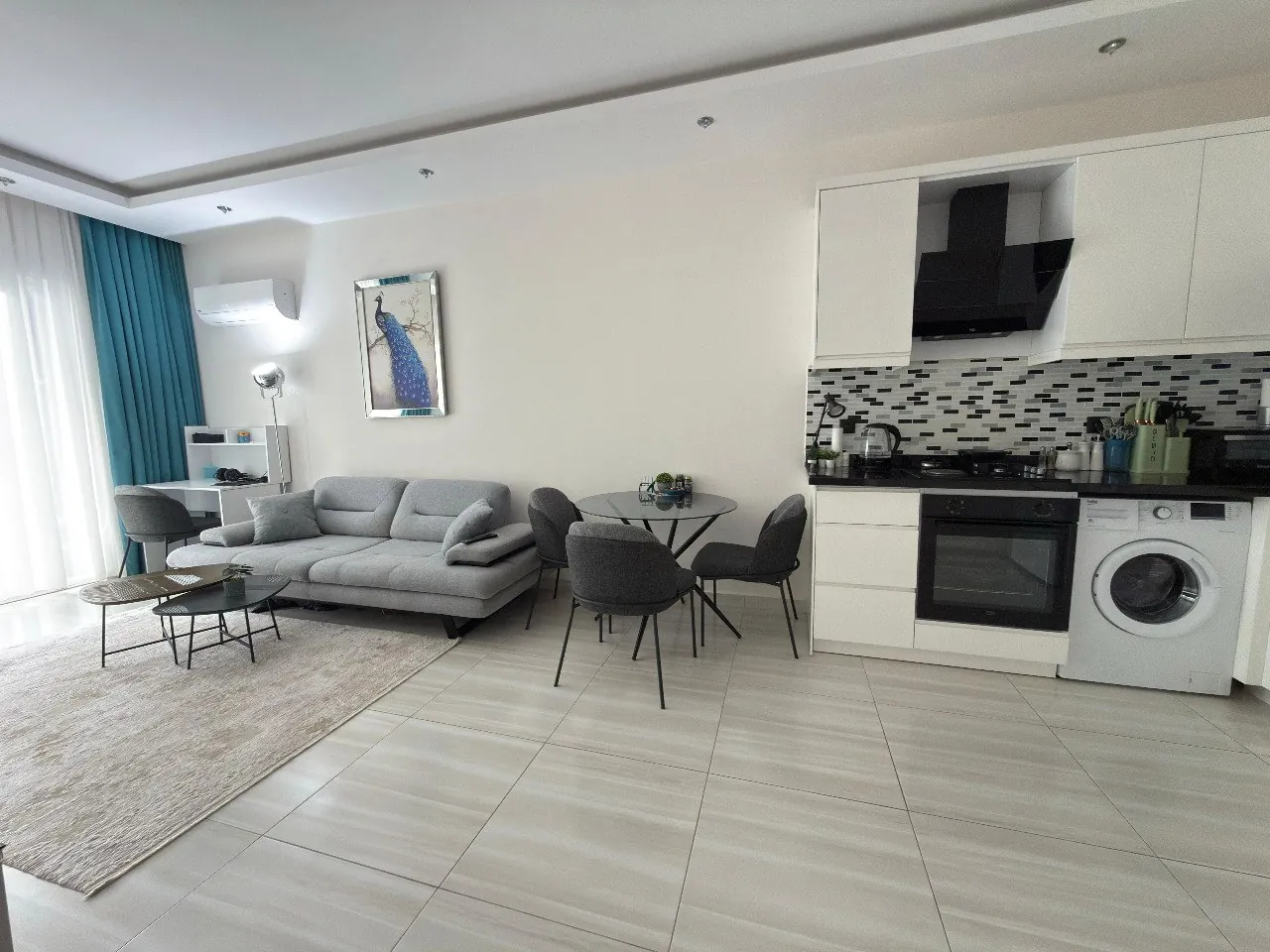 Квартира 1+1 в Sky Hill Residence, Махмутлар 1