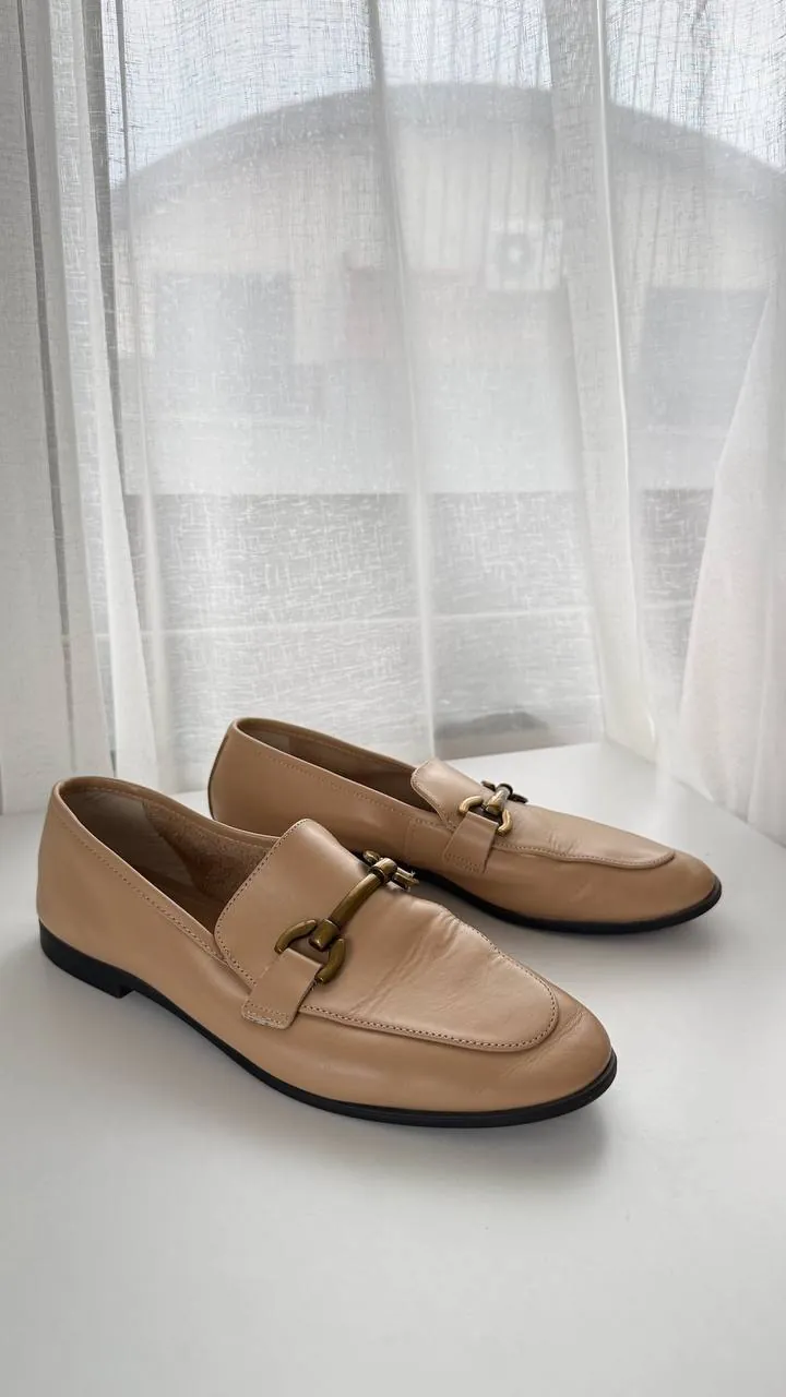 Женские кожаные туфли Mango, размер 39 1