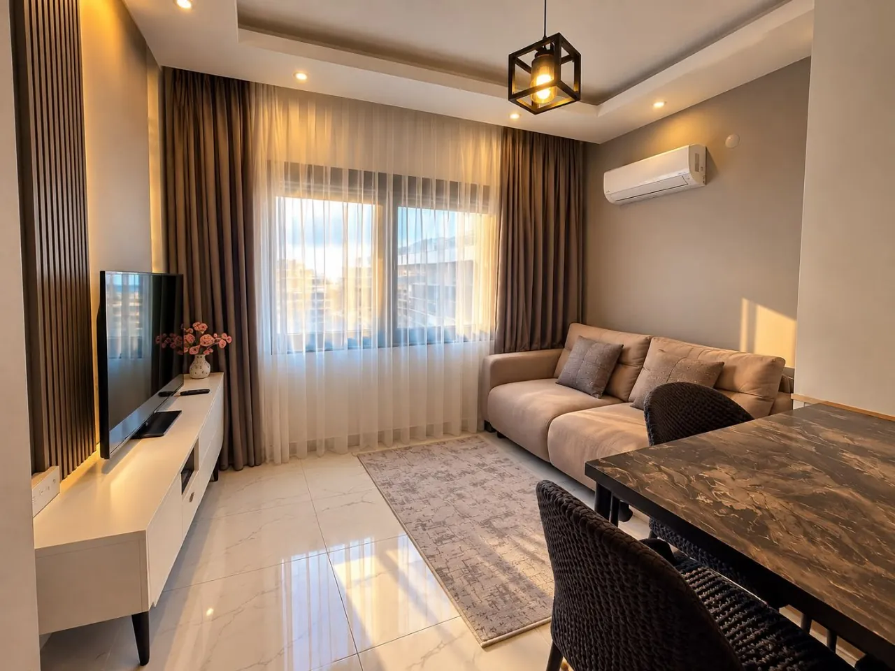 Квартира 1+1 в районе Клеопатра, Аланья 1