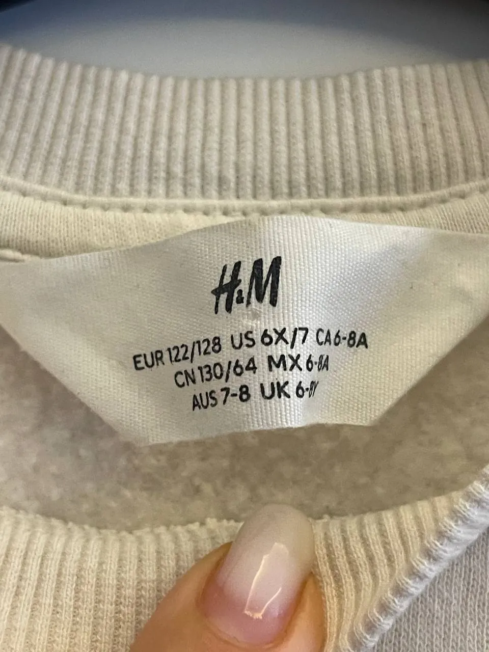 Детское утеплённое худи H&M 6-7 лет 2