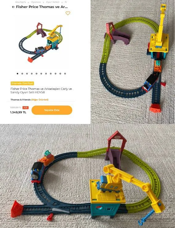 Игрушечный паровозик Thomas 1