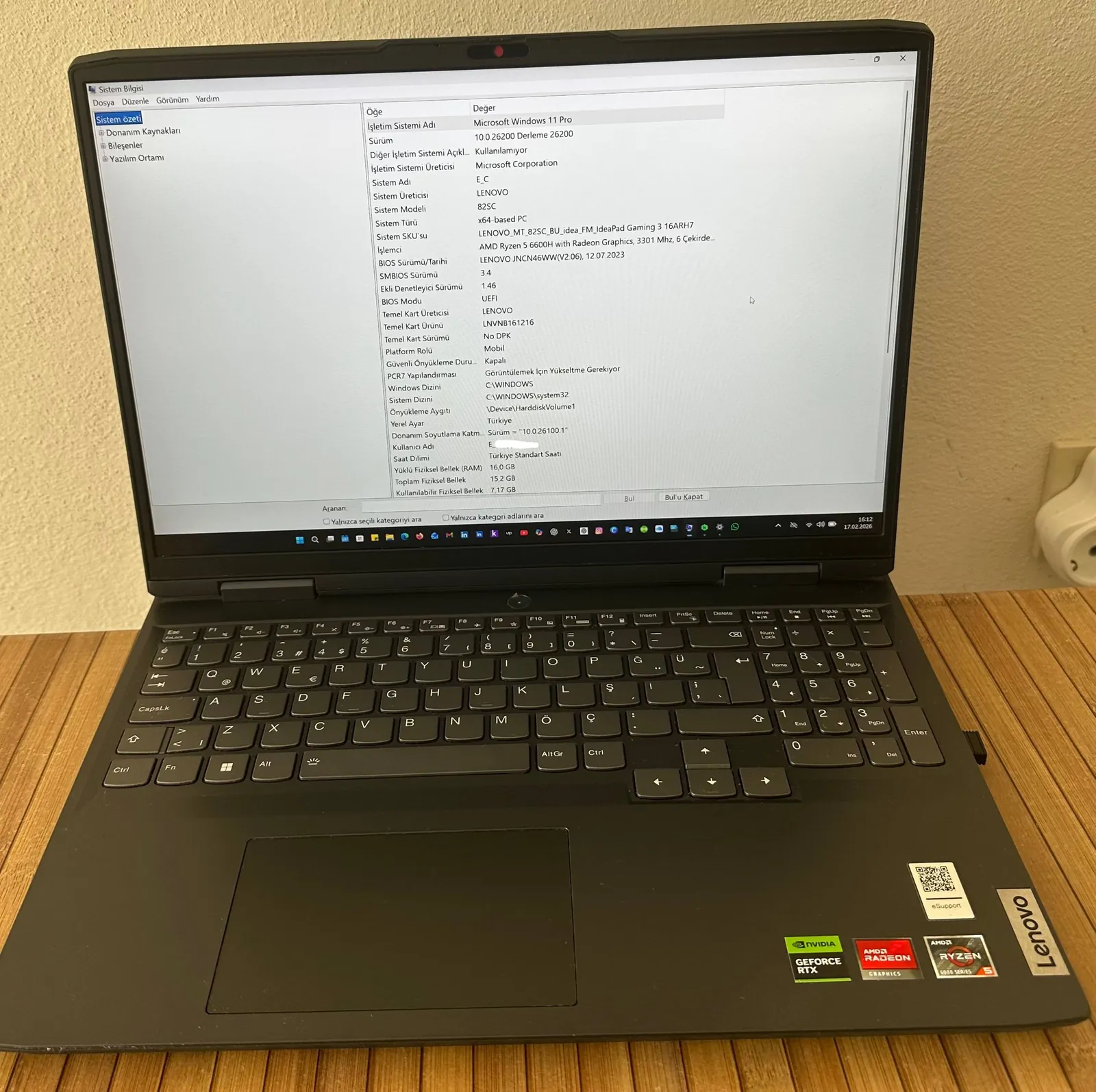 Игровой ноутбук Lenovo IdeaPad Gaming 3 3