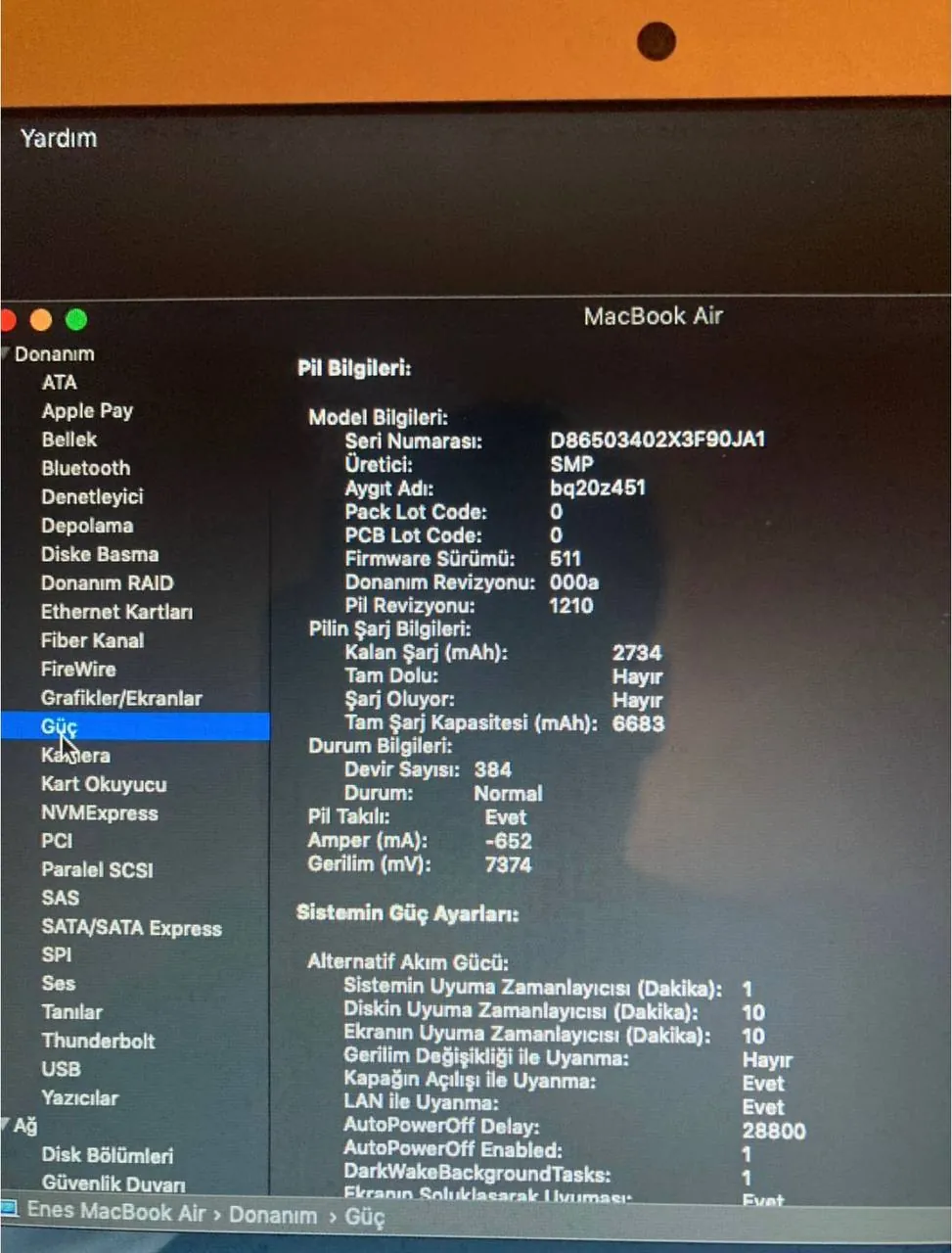 MacBook Air 2017 года в районе Лиман 3