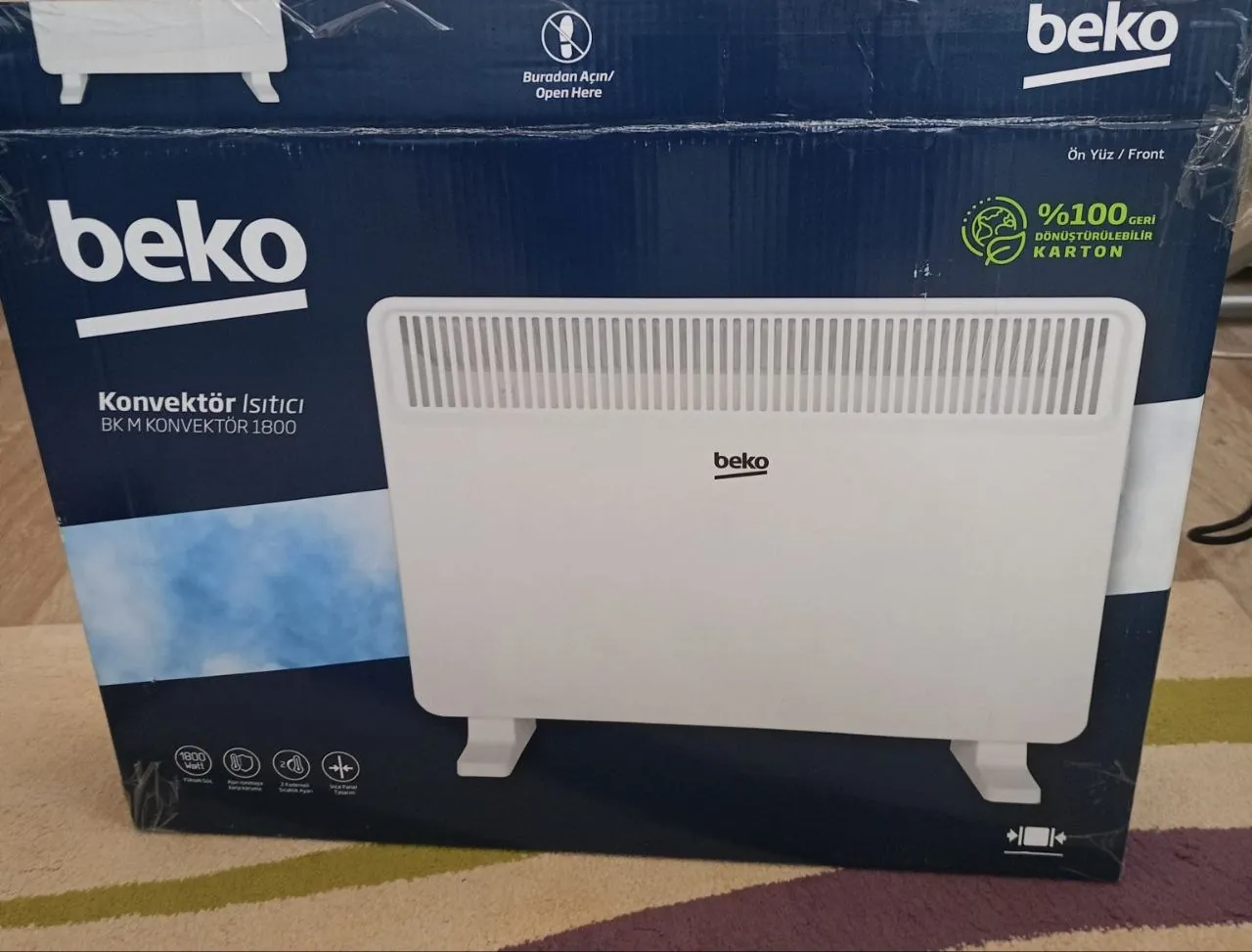 Электрический конвекторный обогреватель Beko 1