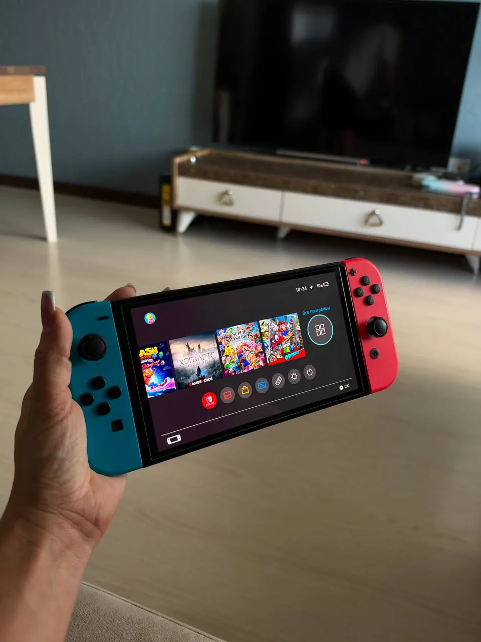 Nintendo Switch OLED 64GB с картой памяти 256GB 1