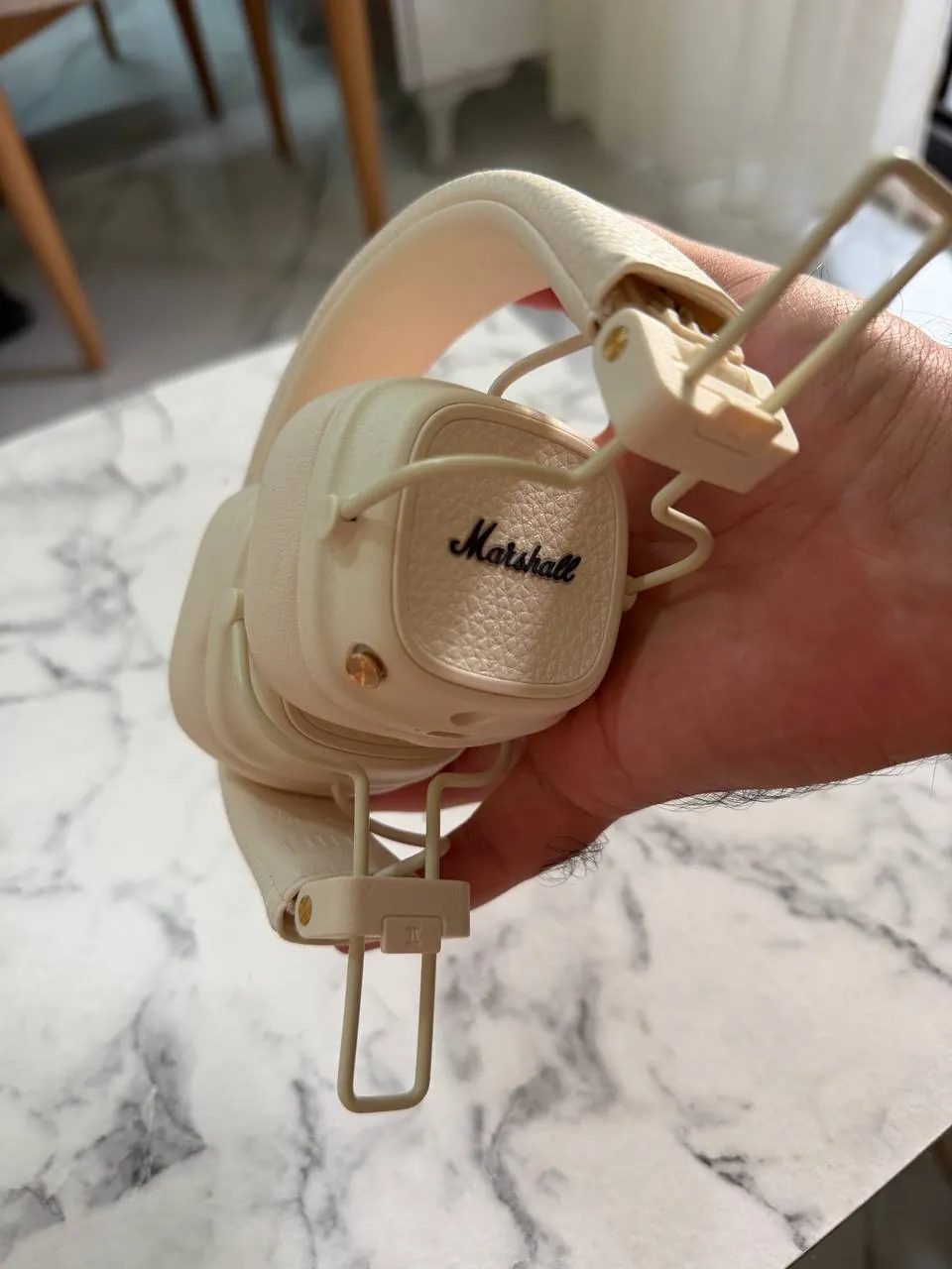 Наушники Marshall Major V бежевые 2